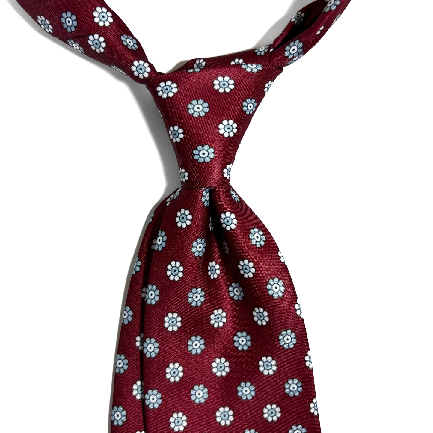 Red Floral Silk Tie