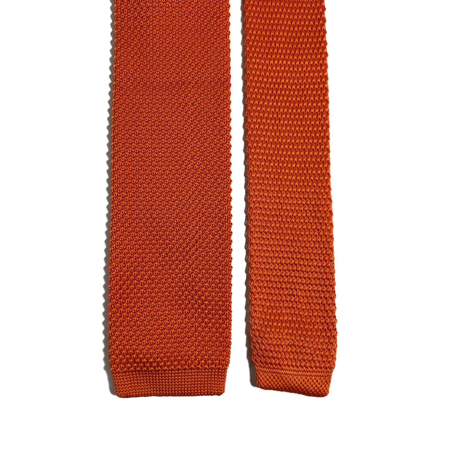 Orange Knitted Tie