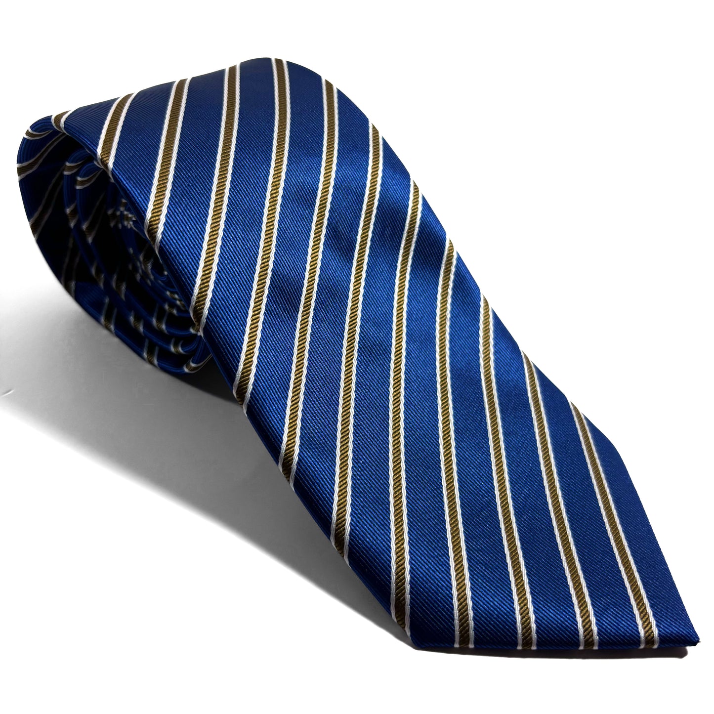 Blue Striped Repp Tie