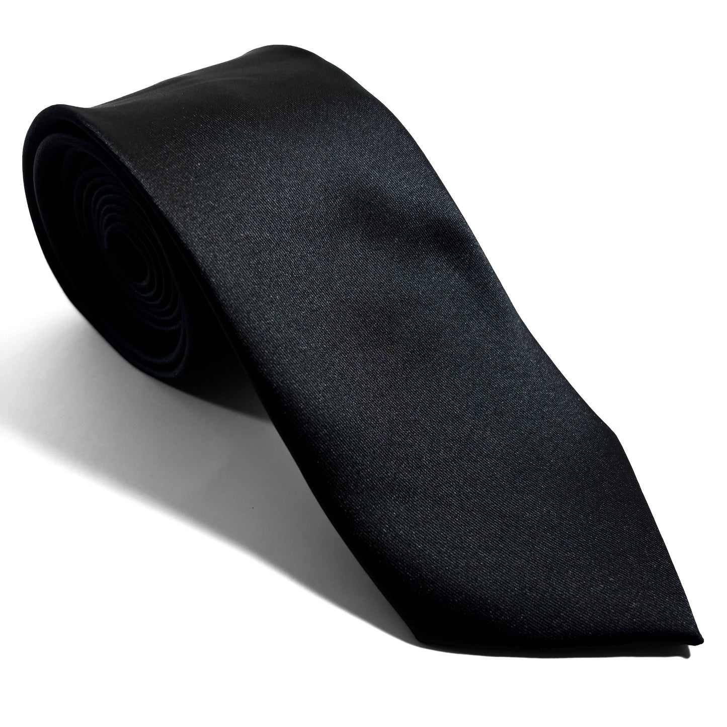 Black Satin Tie