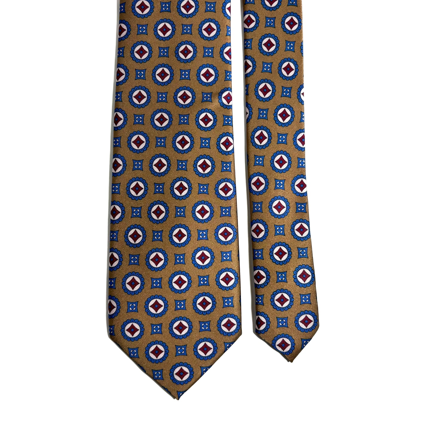 Light Brown Geometric Printed Tie