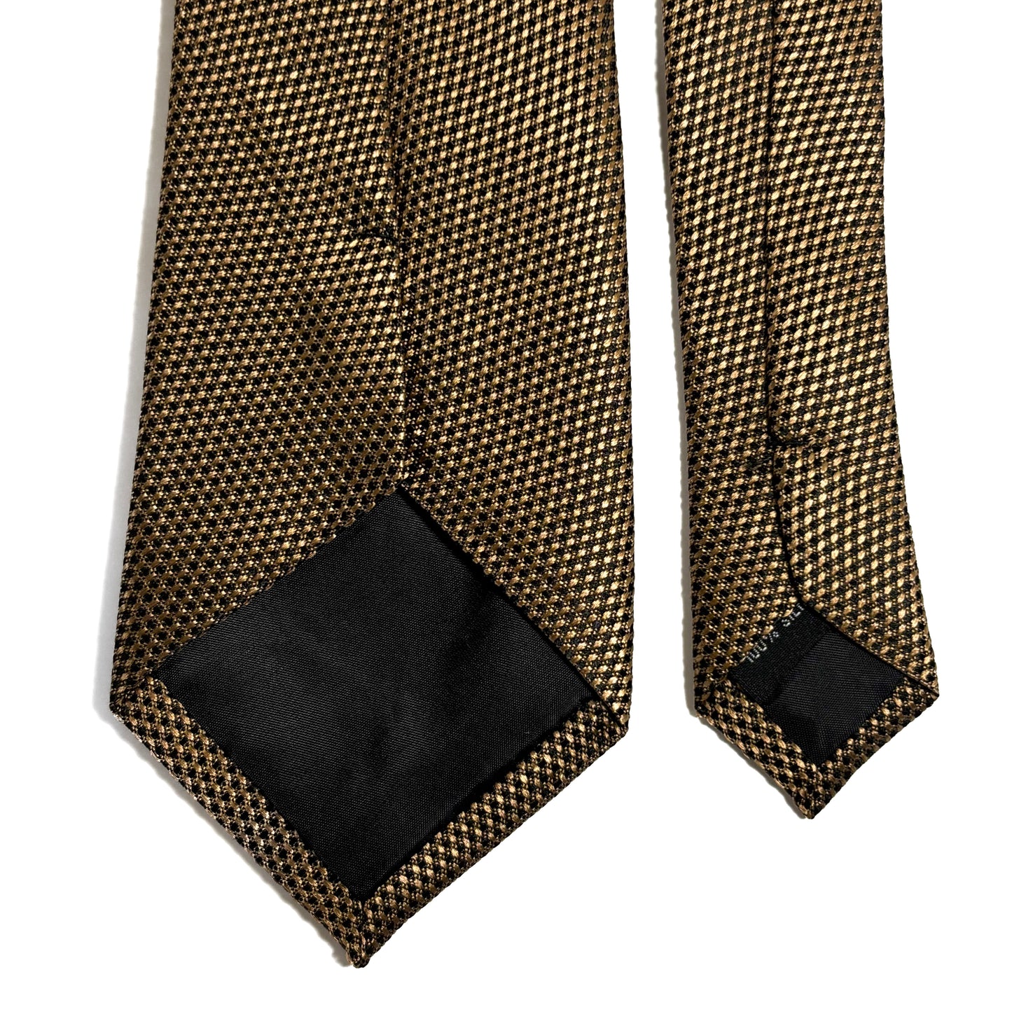 Beige Silk Grenadine Tie - Handmade