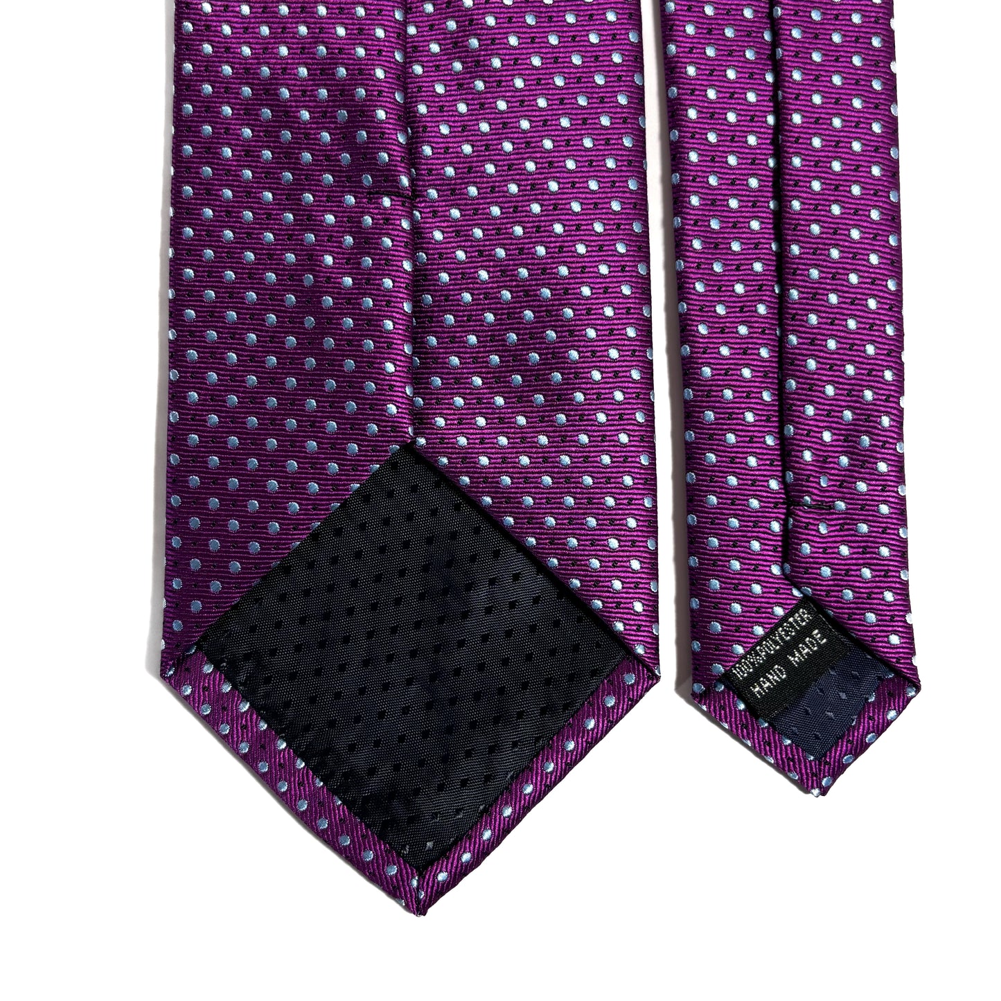 Purple Polka Dot Jacquard Tie