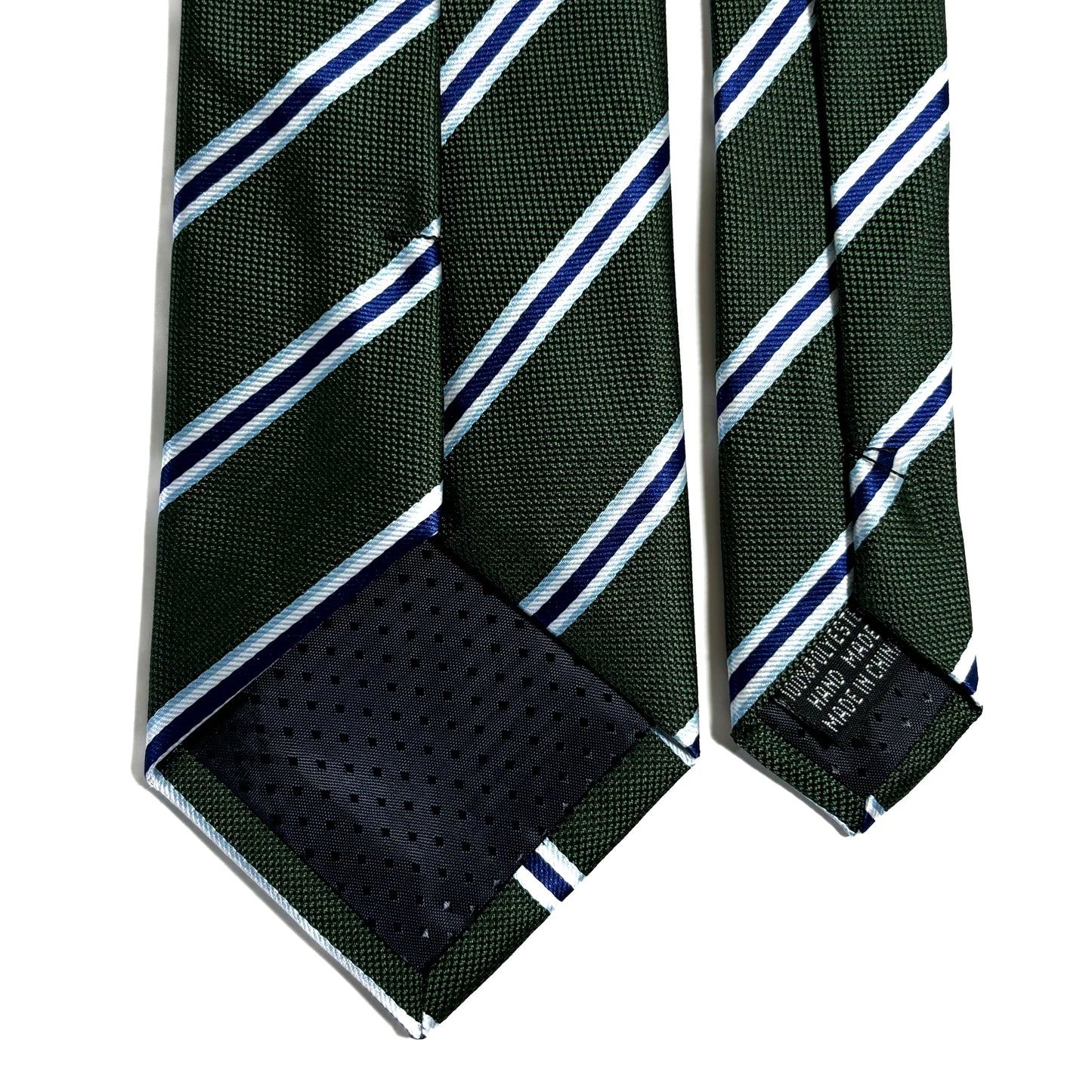 Green & Blue Striped Tie