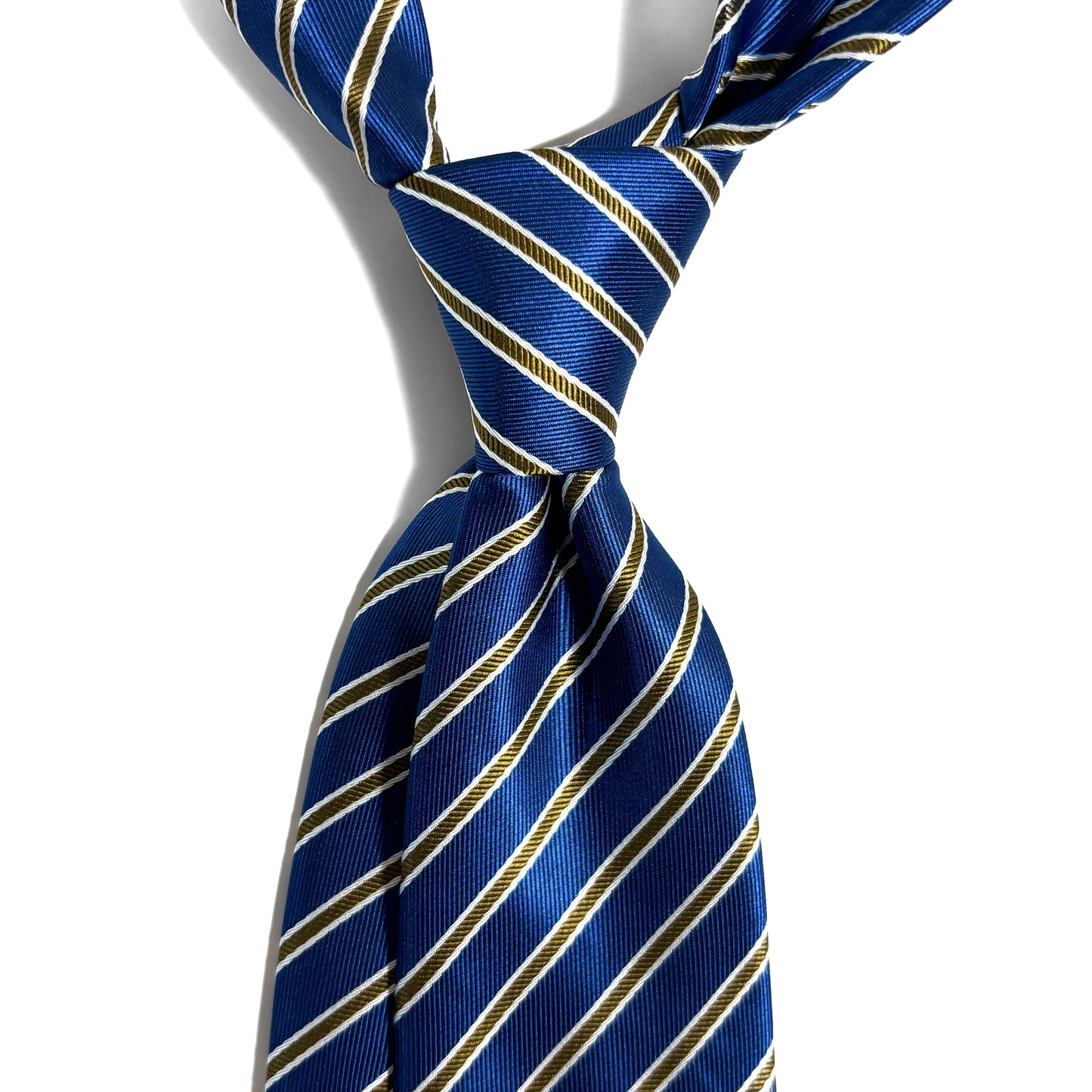 Blue Striped Repp Tie