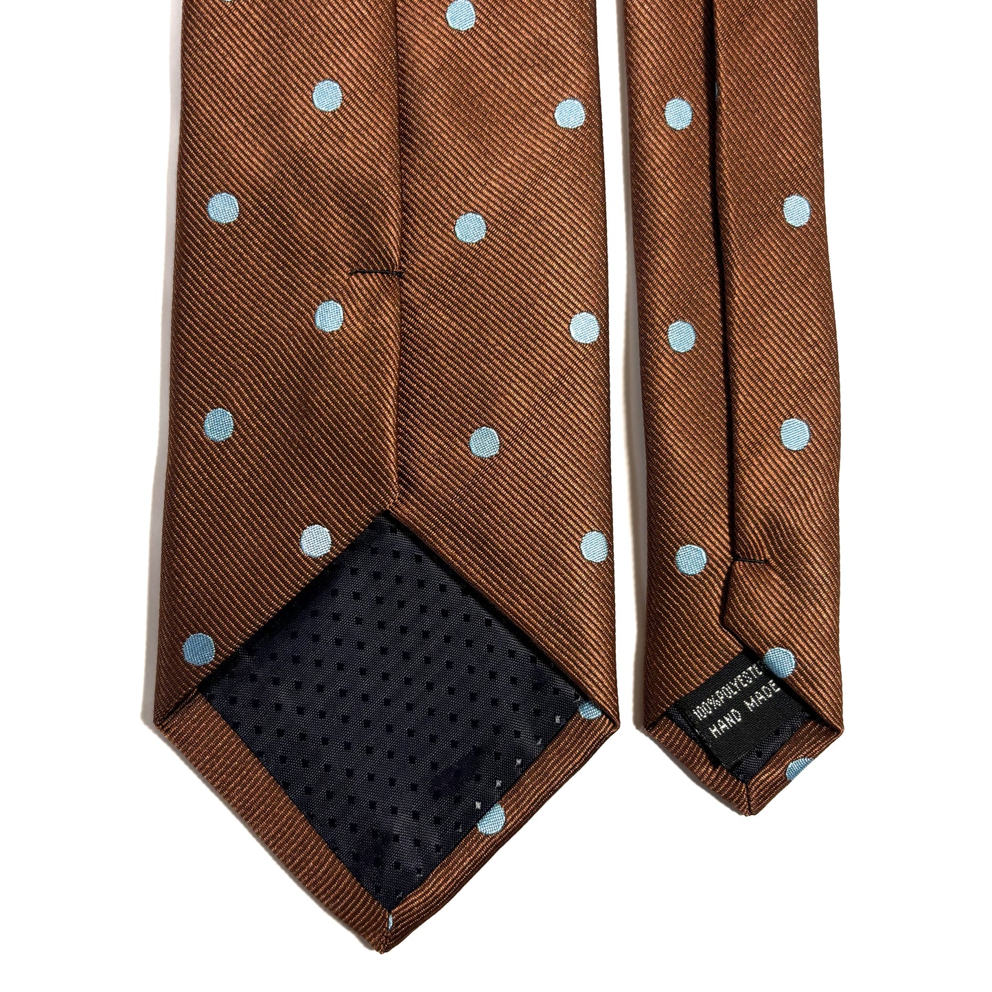 Brown Polka Dot Jacquard Tie