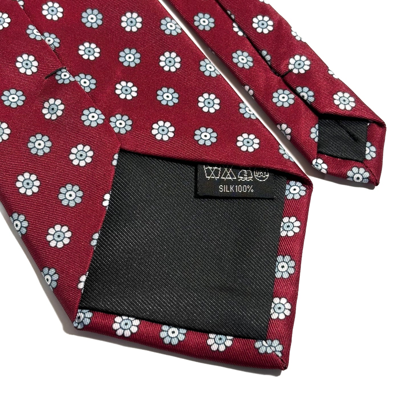 Red Floral Silk Tie