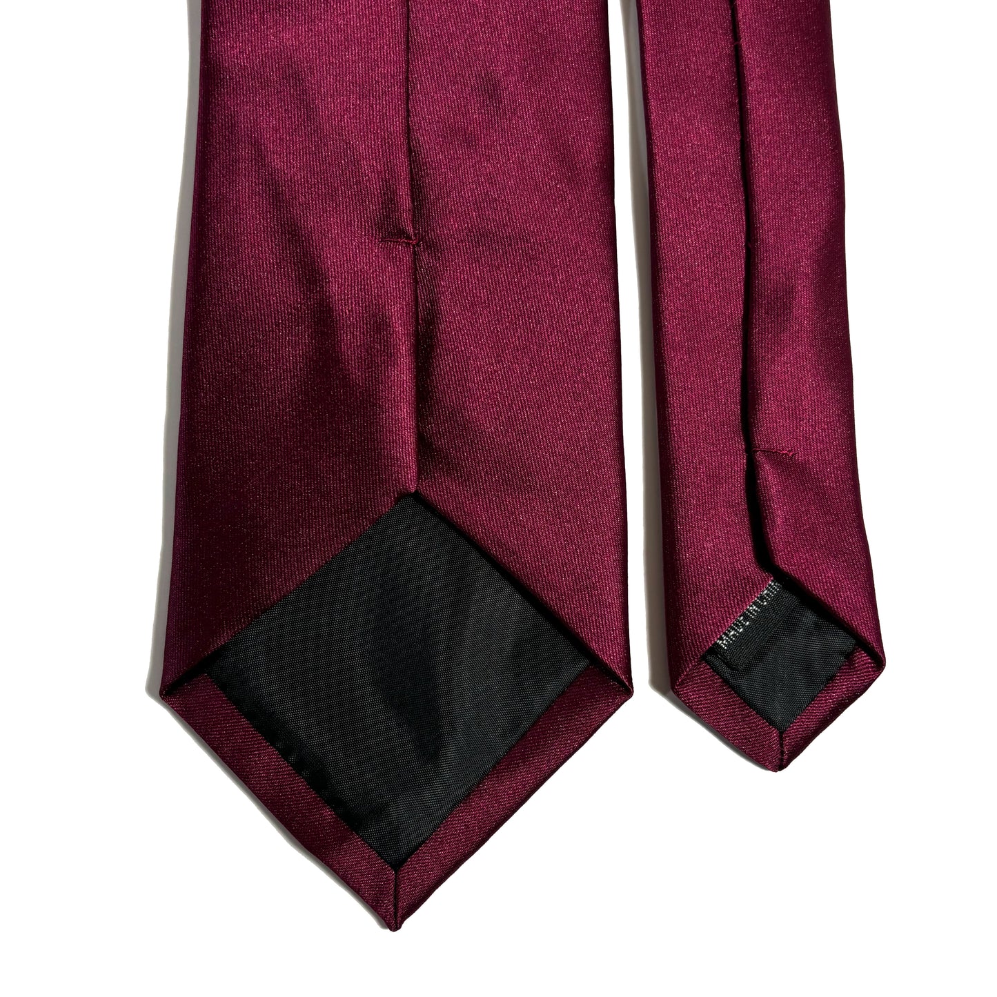 Burgundy Satin Tie