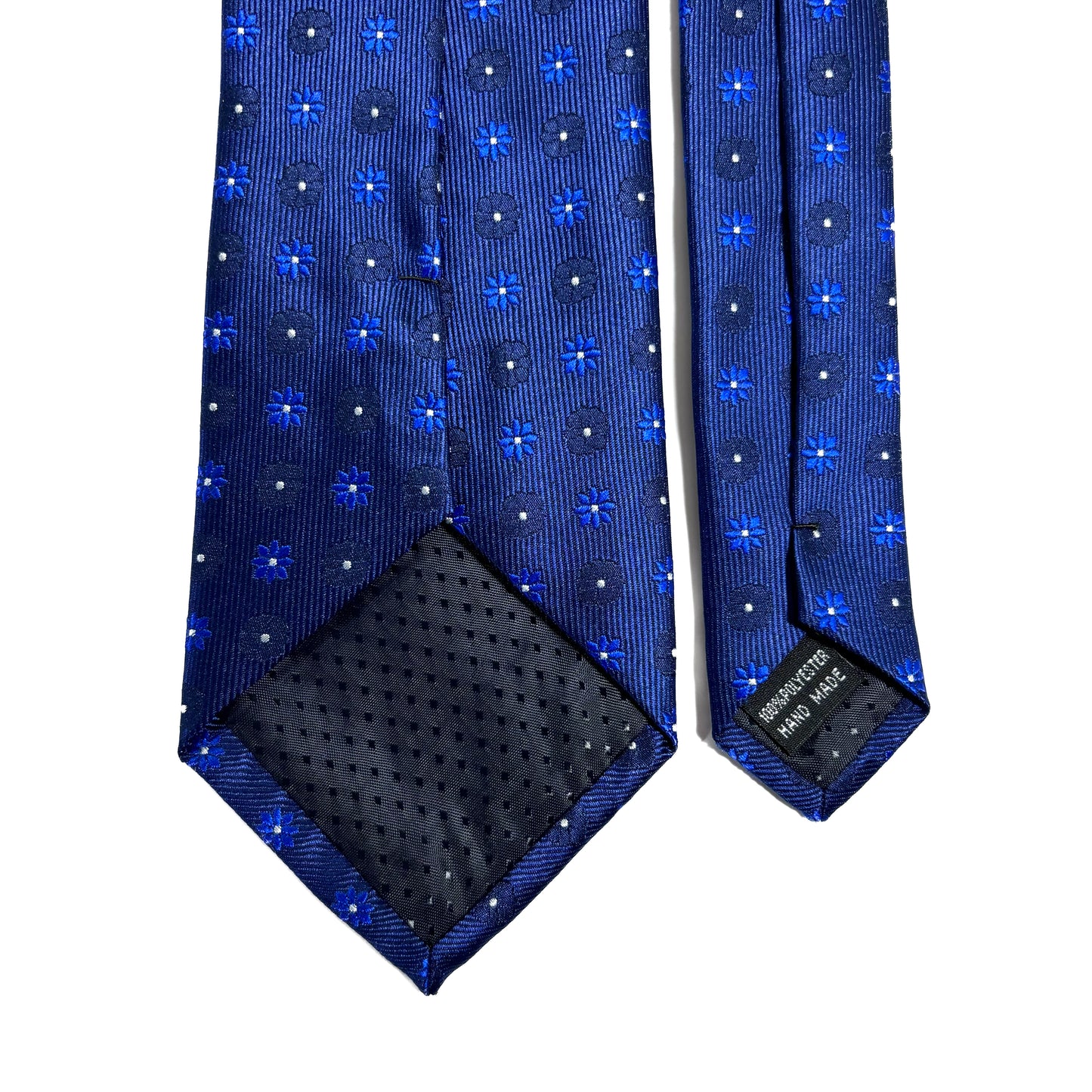 Blue Floral Jacquard Tie