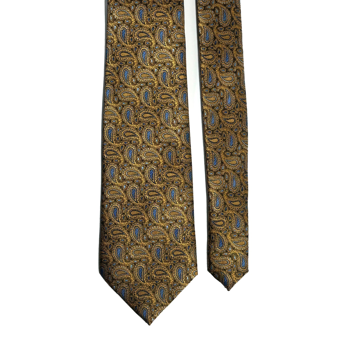Gold Paisley Jacquard Tie