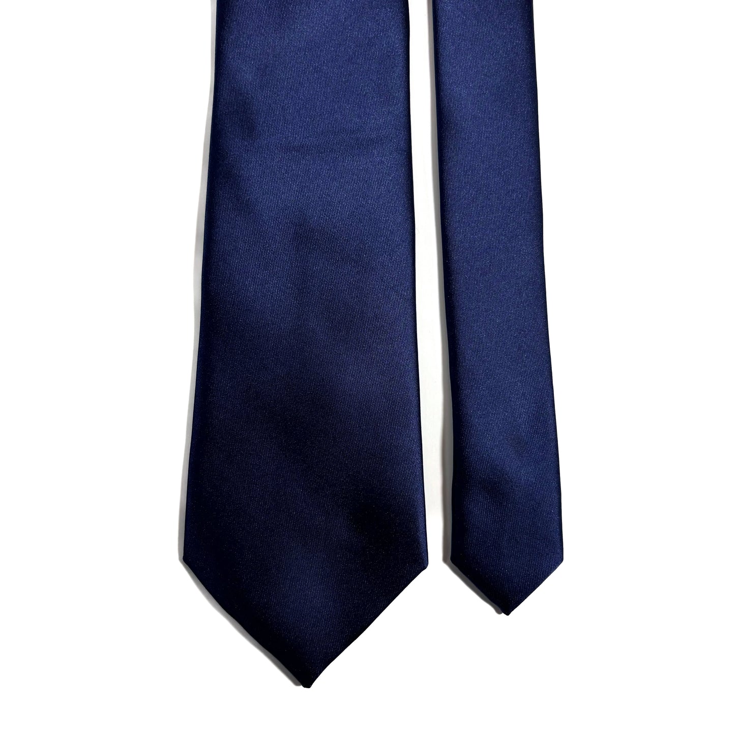 Navy Blue Satin Tie
