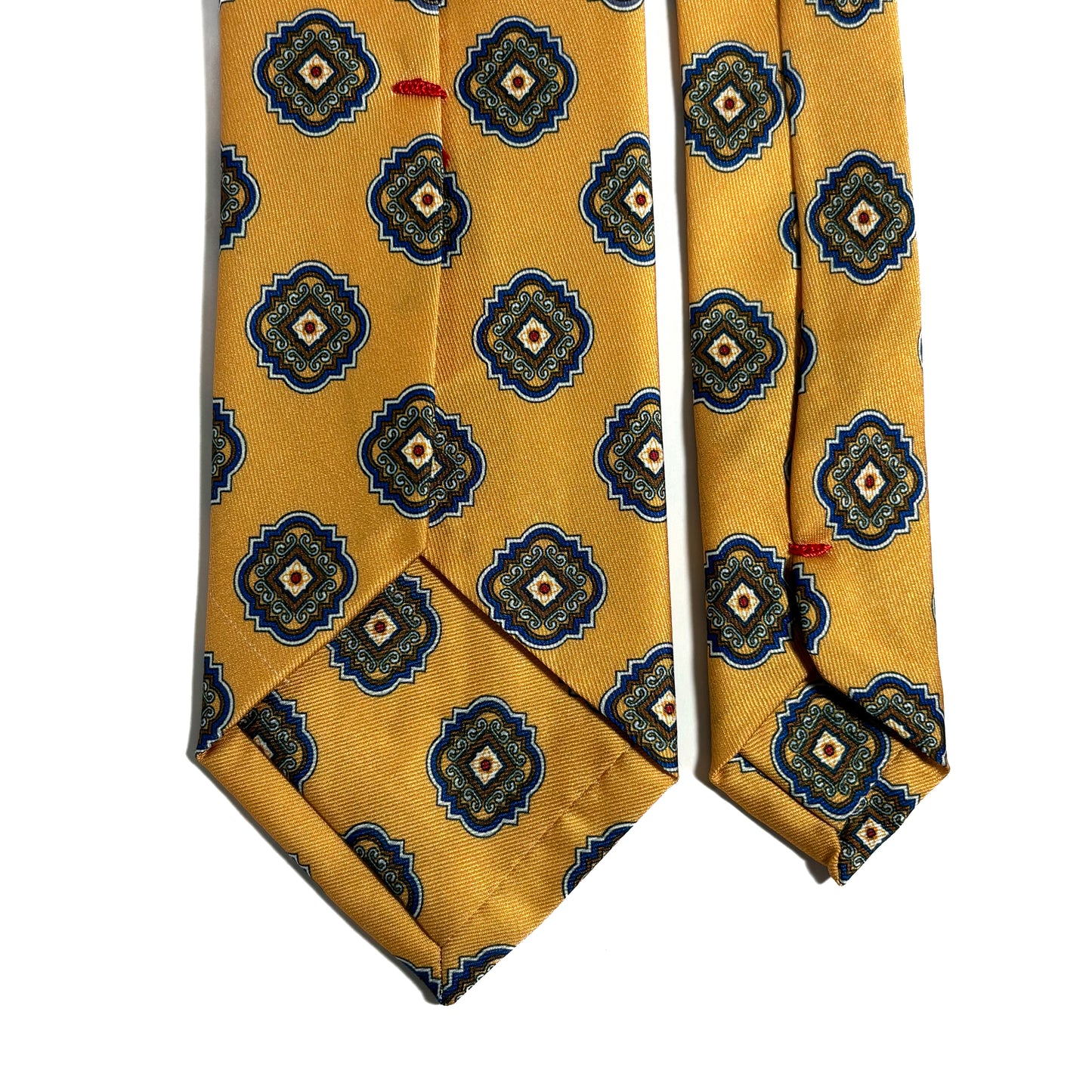 Gold Medallion Printed Tie