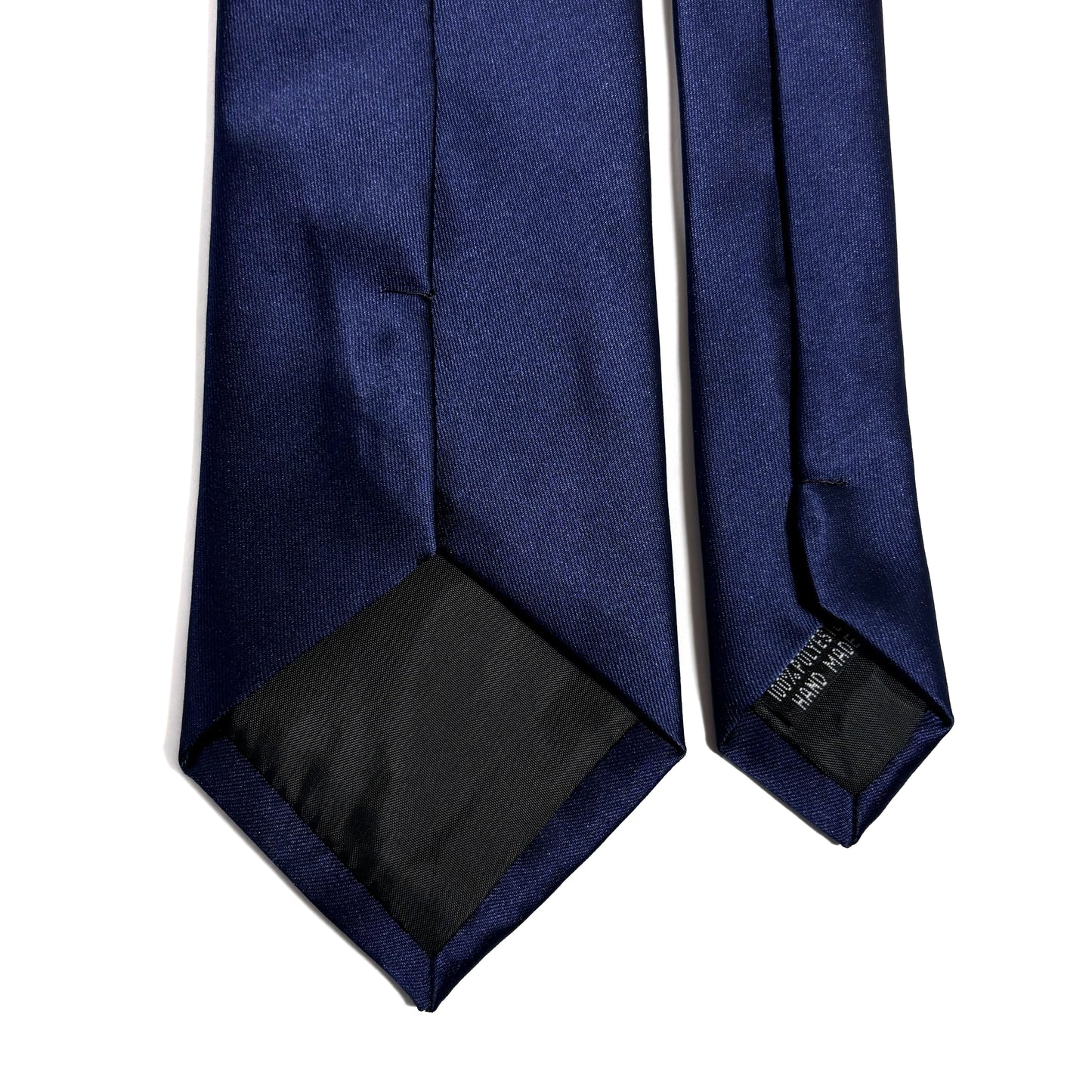 Navy Blue Satin Tie