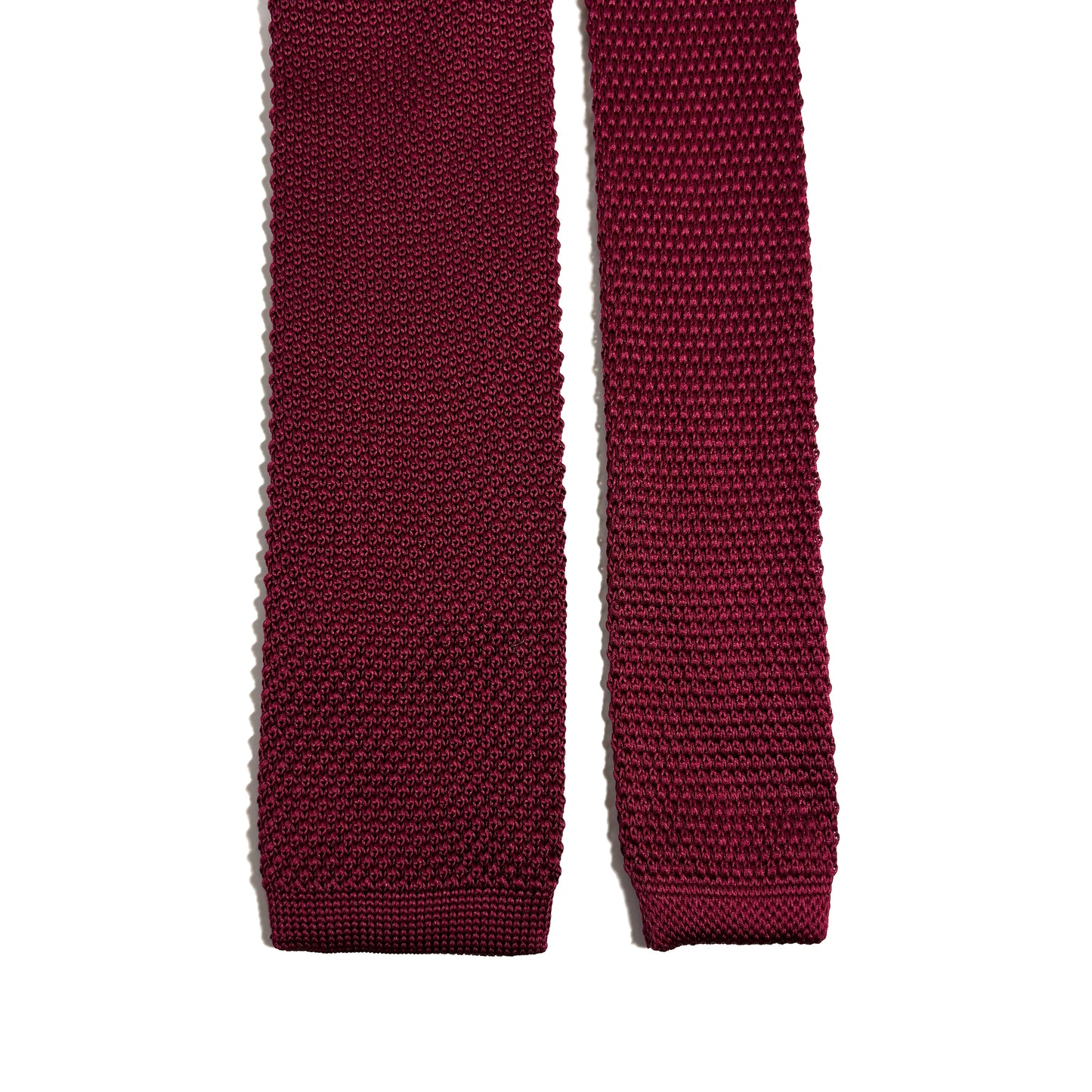 Burgundy Knitted Tie