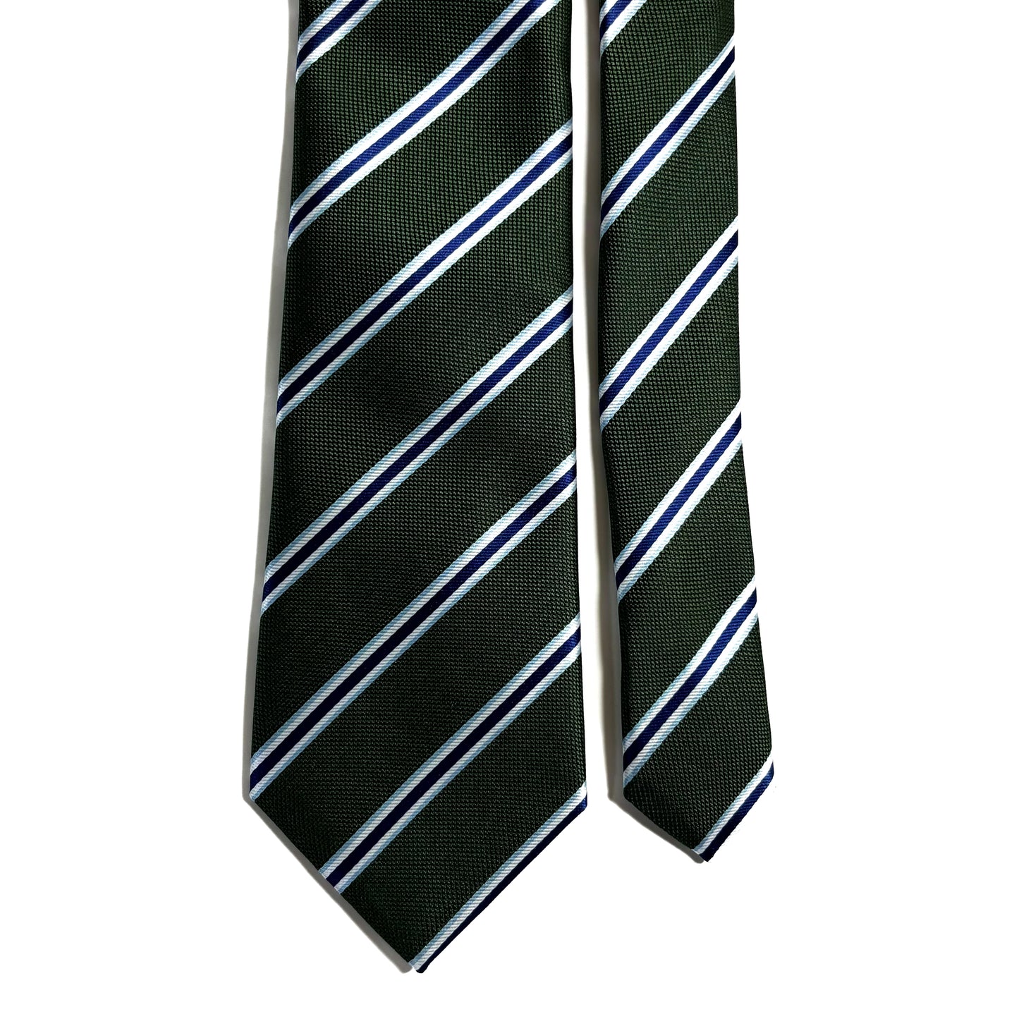 Green & Blue Striped Tie