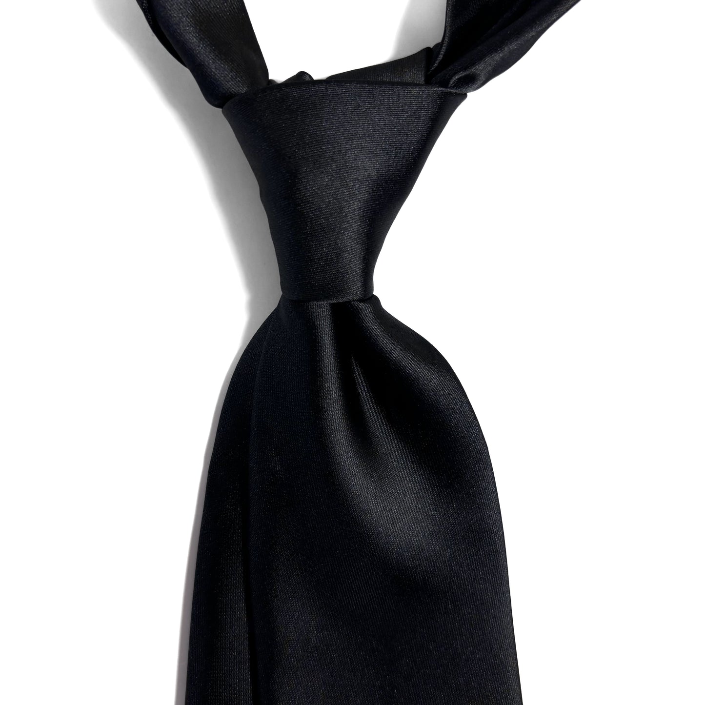 Black Satin Tie