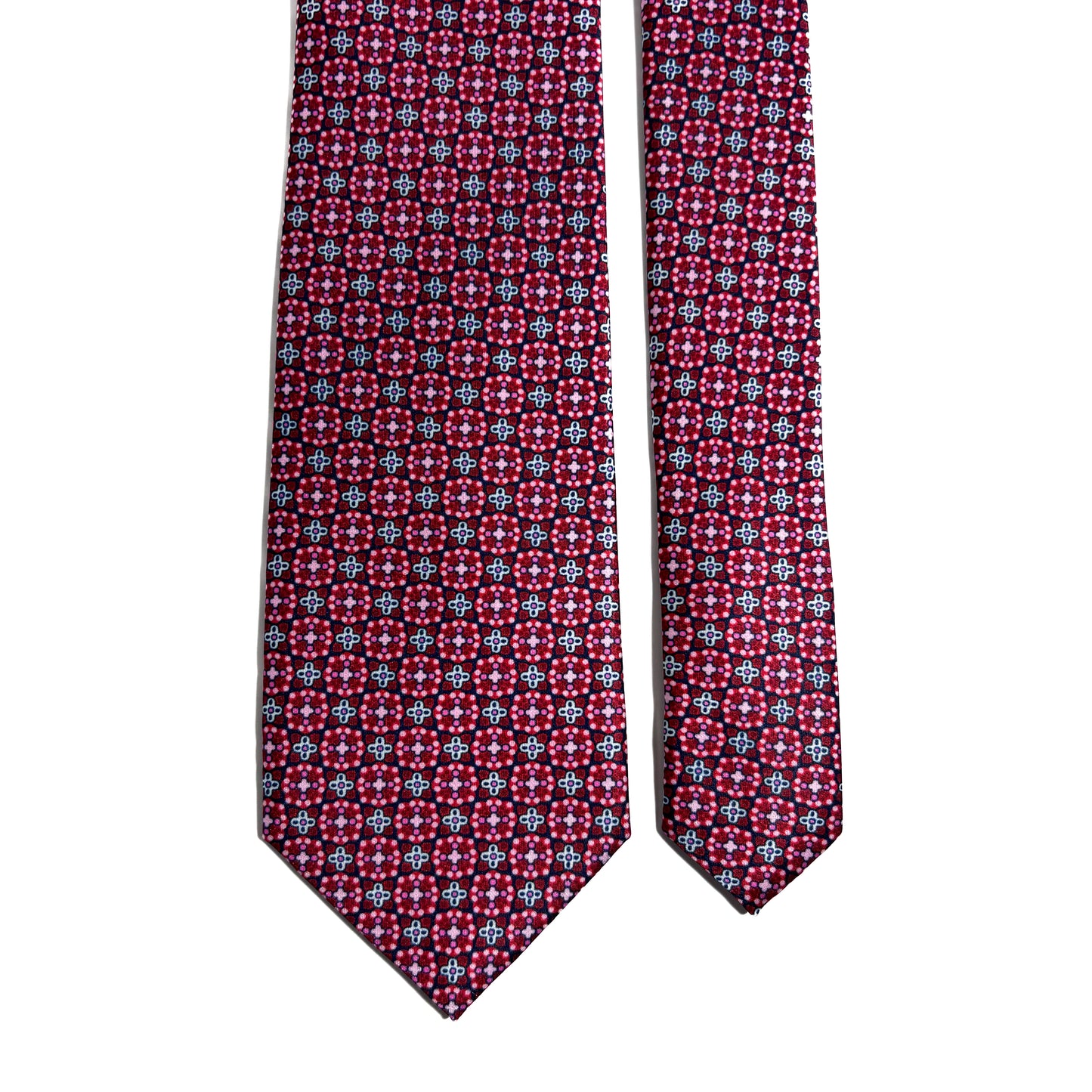 Bordeaux Floral Printed Tie