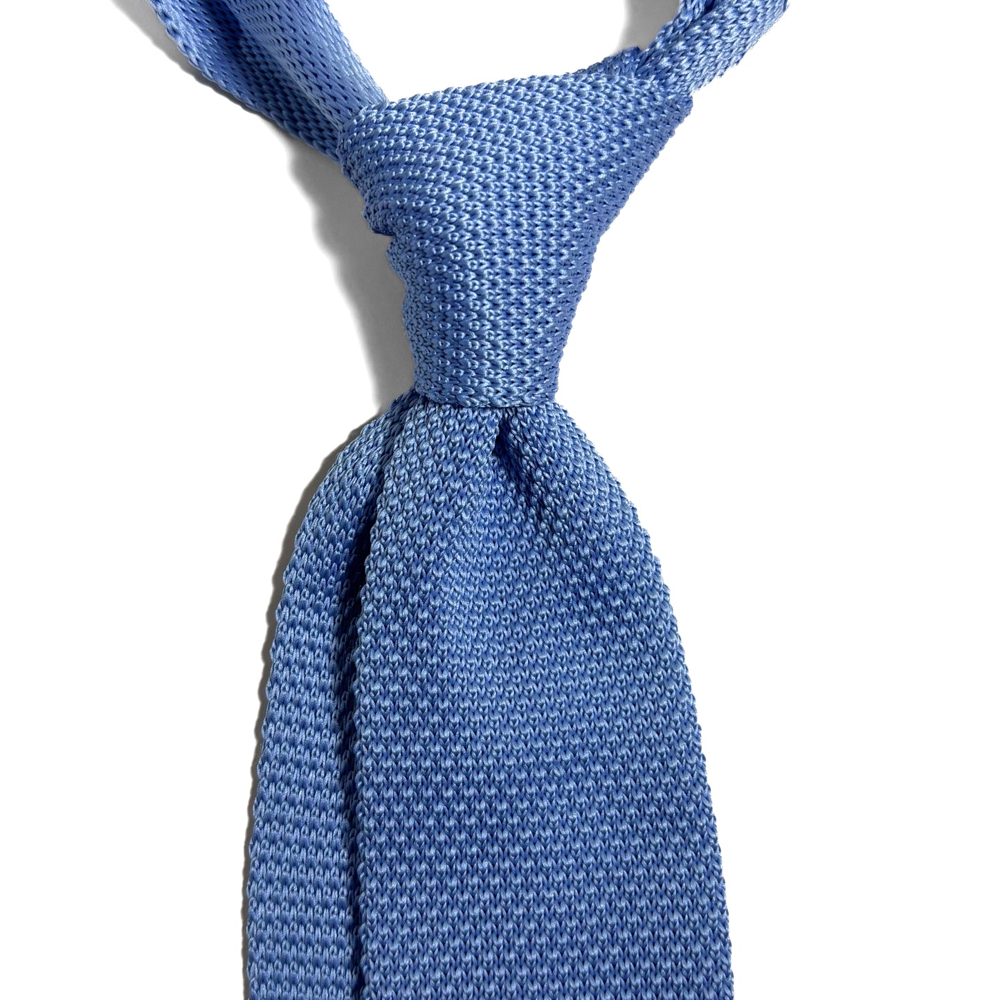 Light Blue Knitted Tie