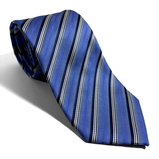 Light Blue Striped Tie