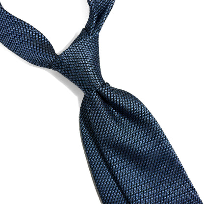 Light Blue Silk Grenadine Tie (Handmade)