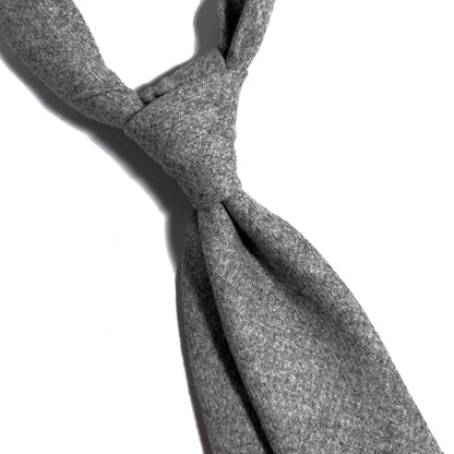 Light Gray Wool Tie