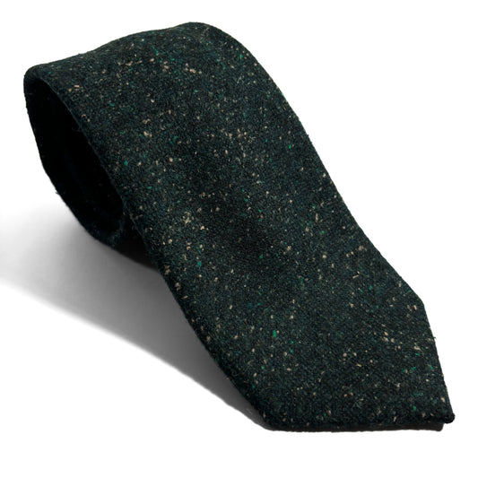 Forest Green Fleck Wool Tie