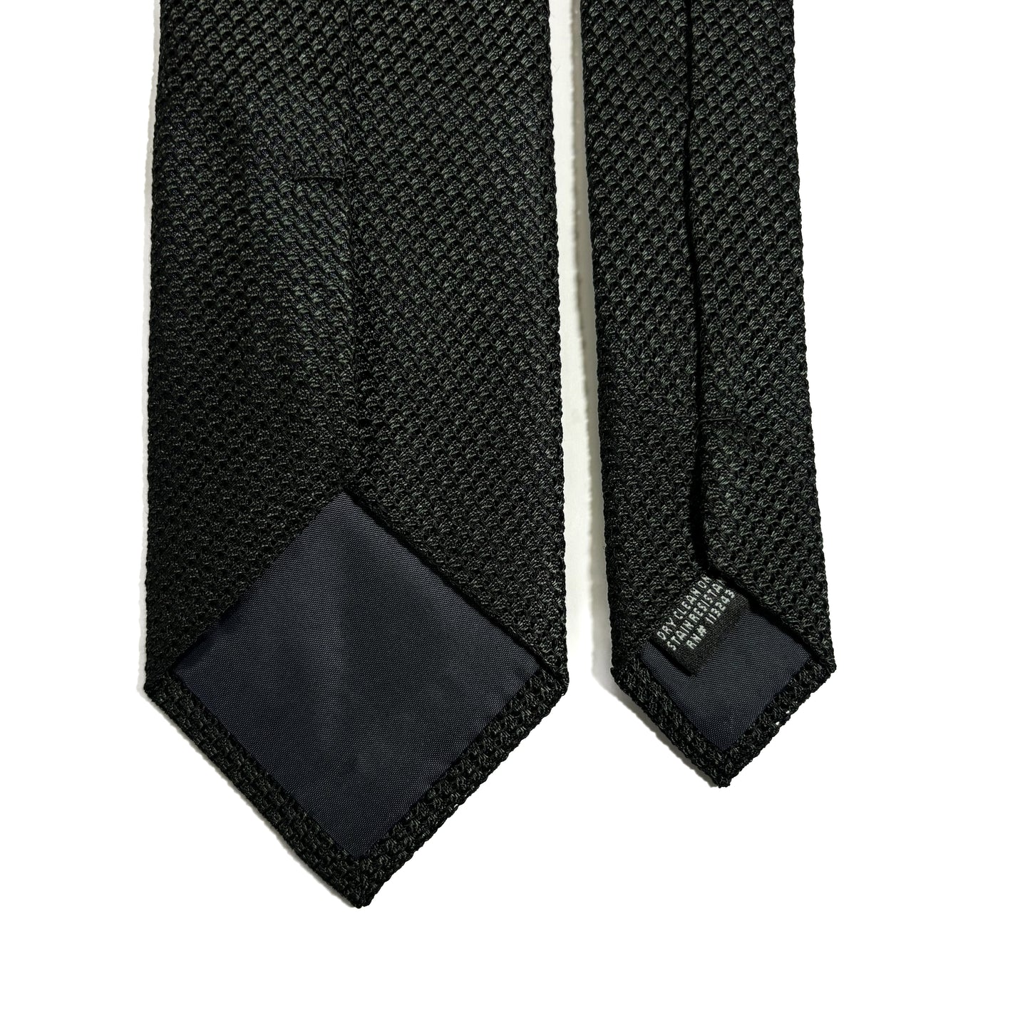 Forest Green Silk Grenadine Tie (Handmade)