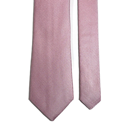 Light Pink Silk Grenadine Tie - Handmade