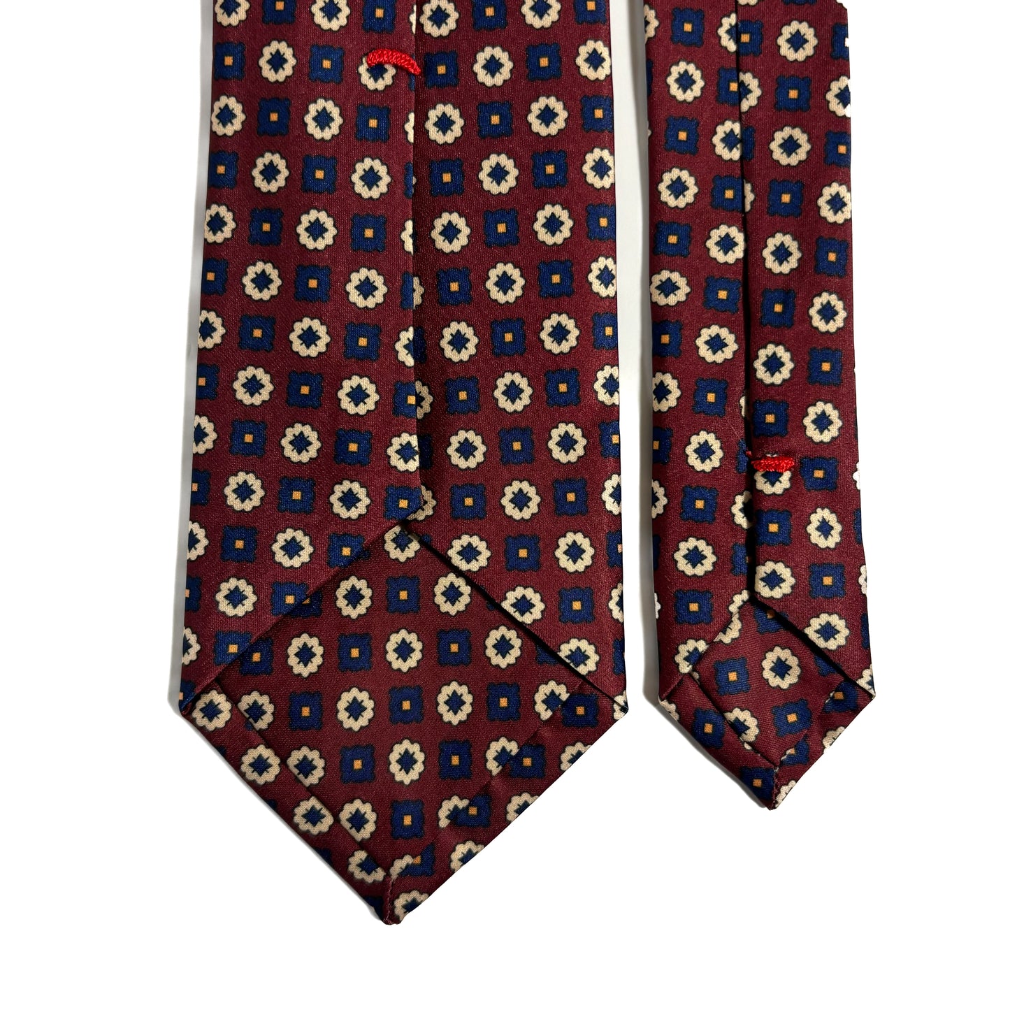 Burgundy Floral Neats Printed Tie