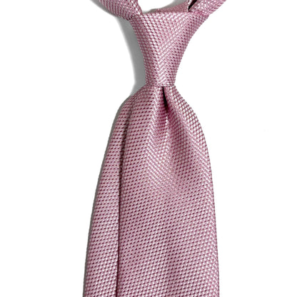 Light Pink Silk Grenadine Tie - Handmade