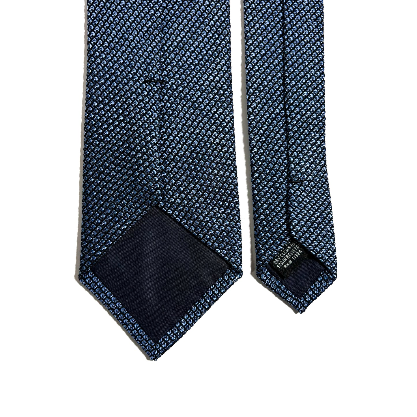 Light Blue Silk Grenadine Tie (Handmade)