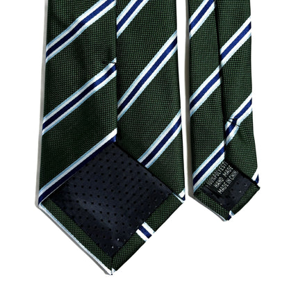 Green & Blue Striped Tie