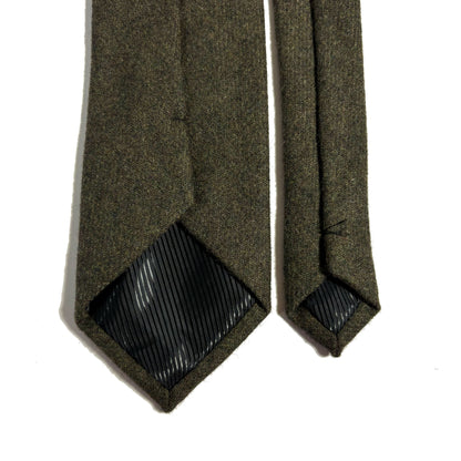 Moss Green Wool Tie