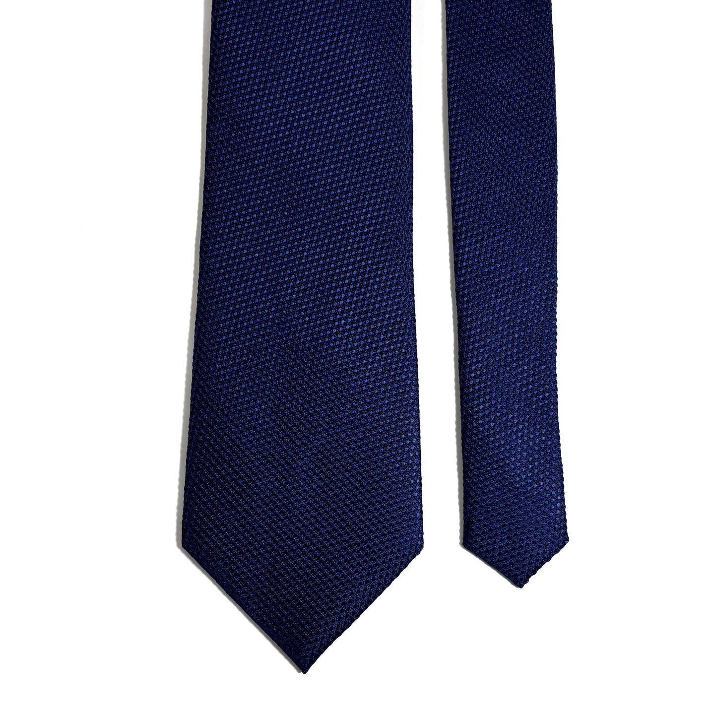 Royal Blue Silk Grenadine Tie - Handmade