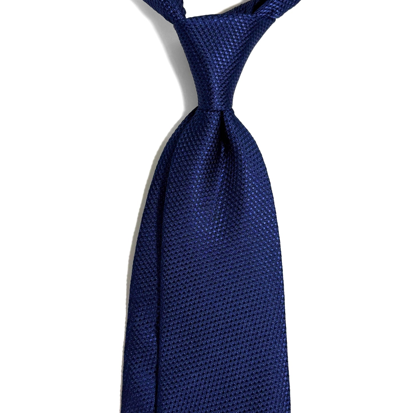Royal Blue Silk Grenadine Tie - Handmade