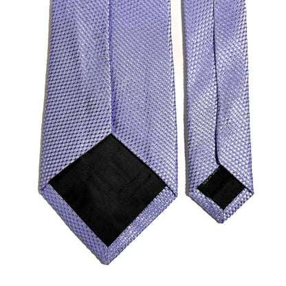 Lavender Purple Silk Grenadine Tie - Handmade
