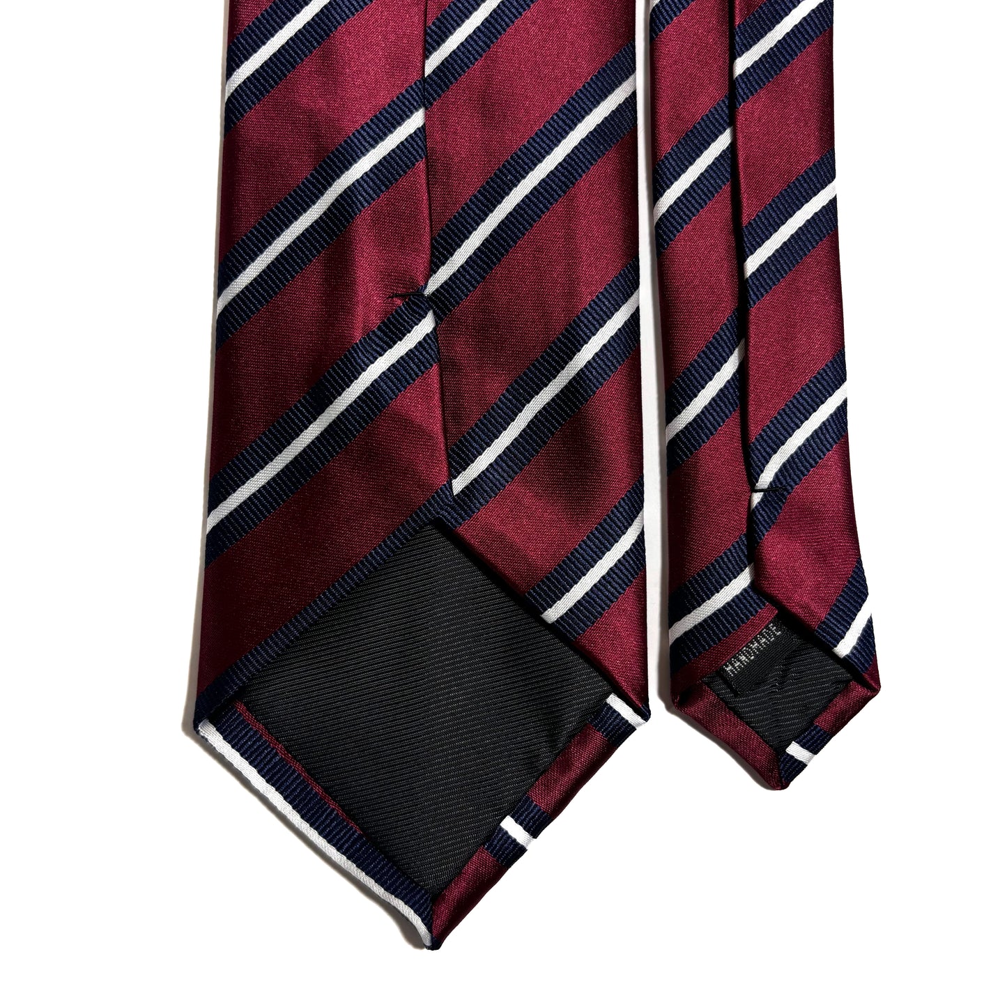 Burgundy Striped Tie