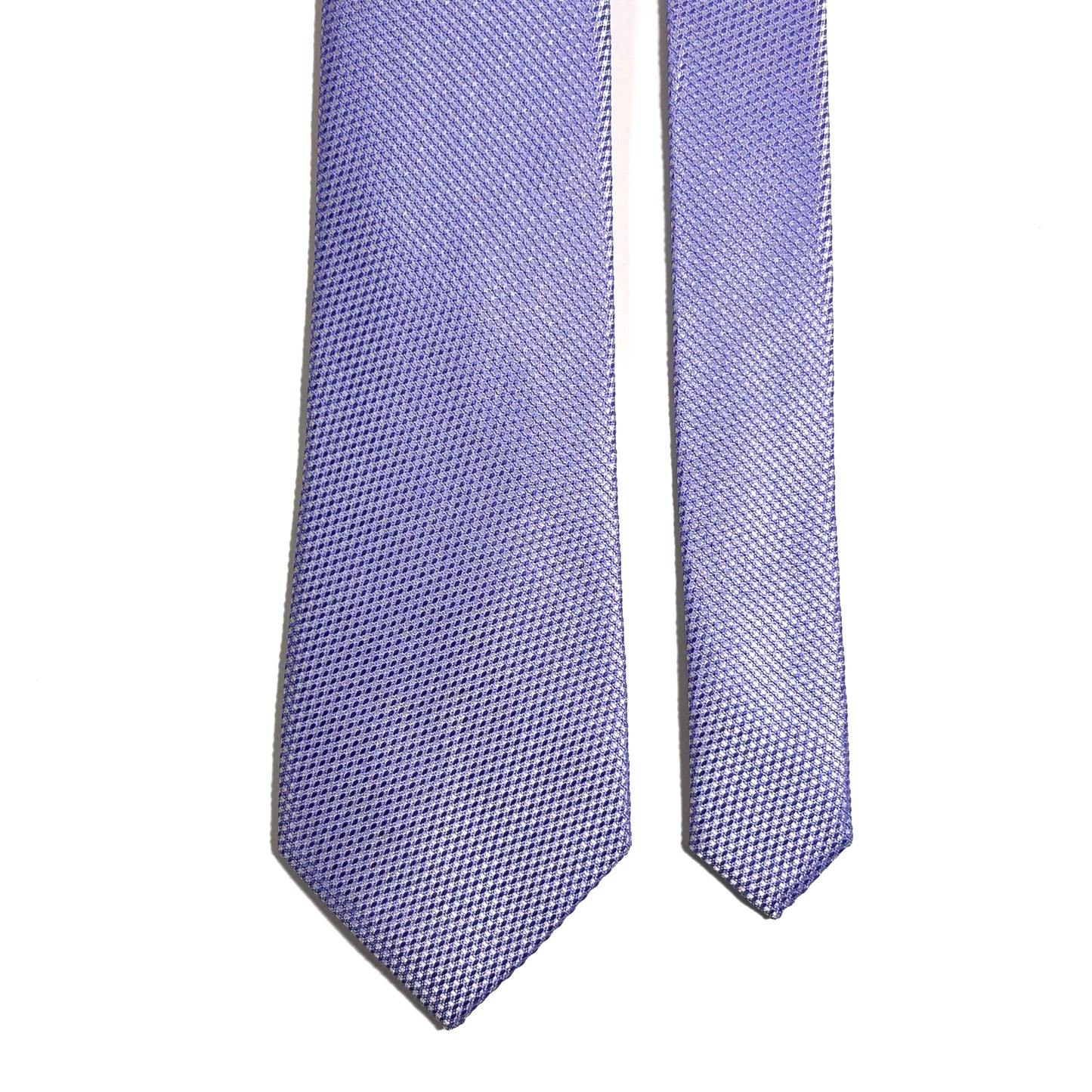 Lavender Purple Silk Grenadine Tie - Handmade