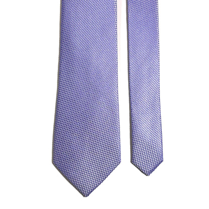 Lavender Purple Silk Grenadine Tie - Handmade