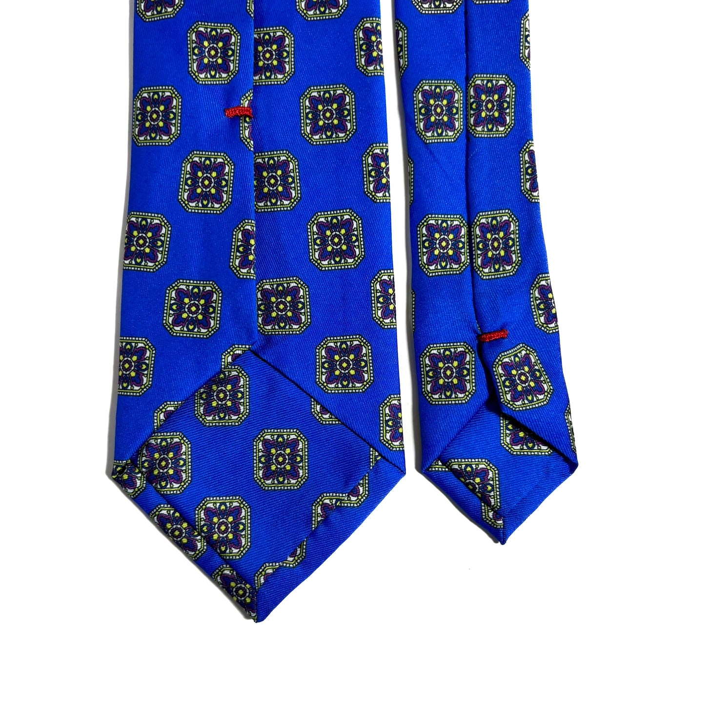 Royal Blue Medallion Printed Tie