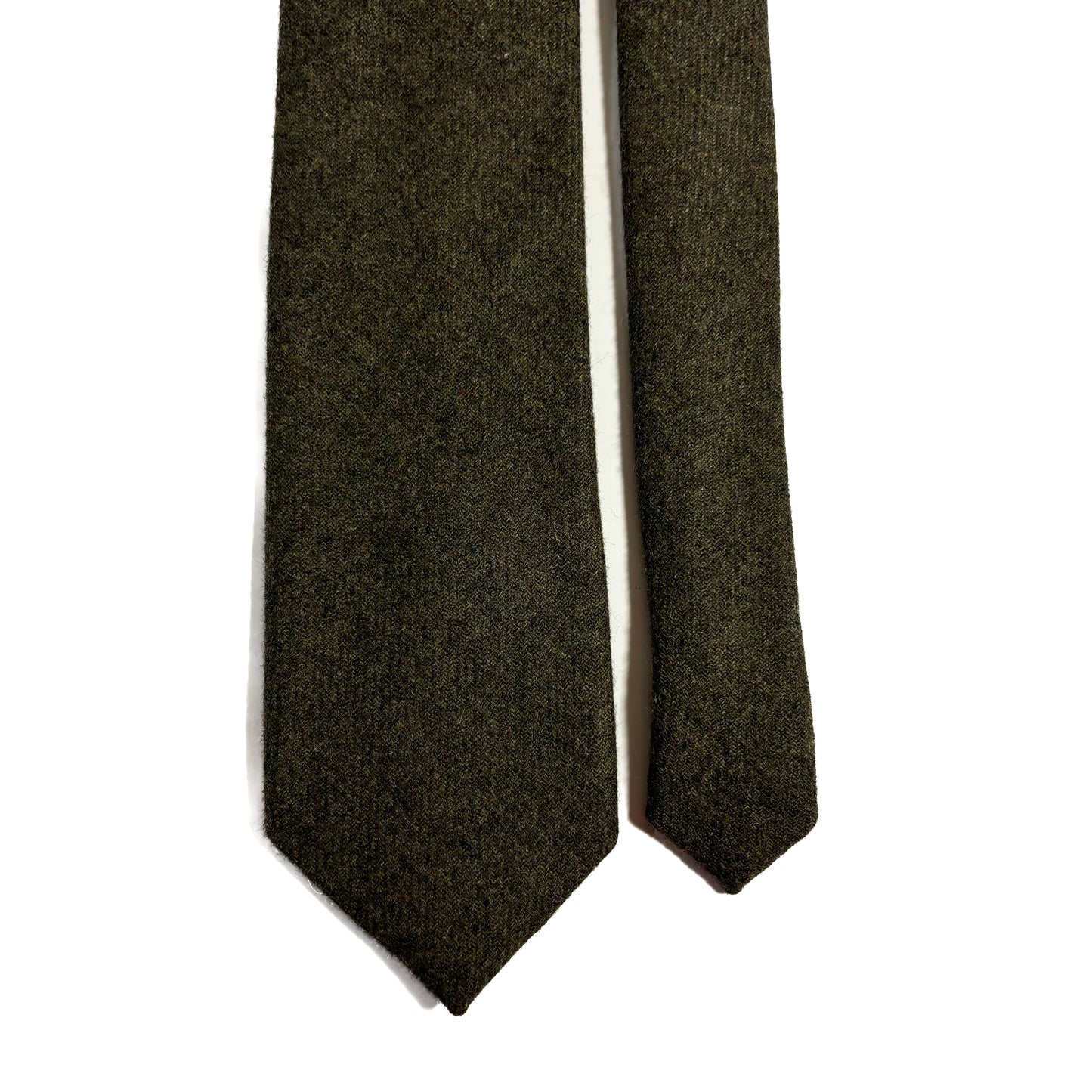 Moss Green Wool Tie