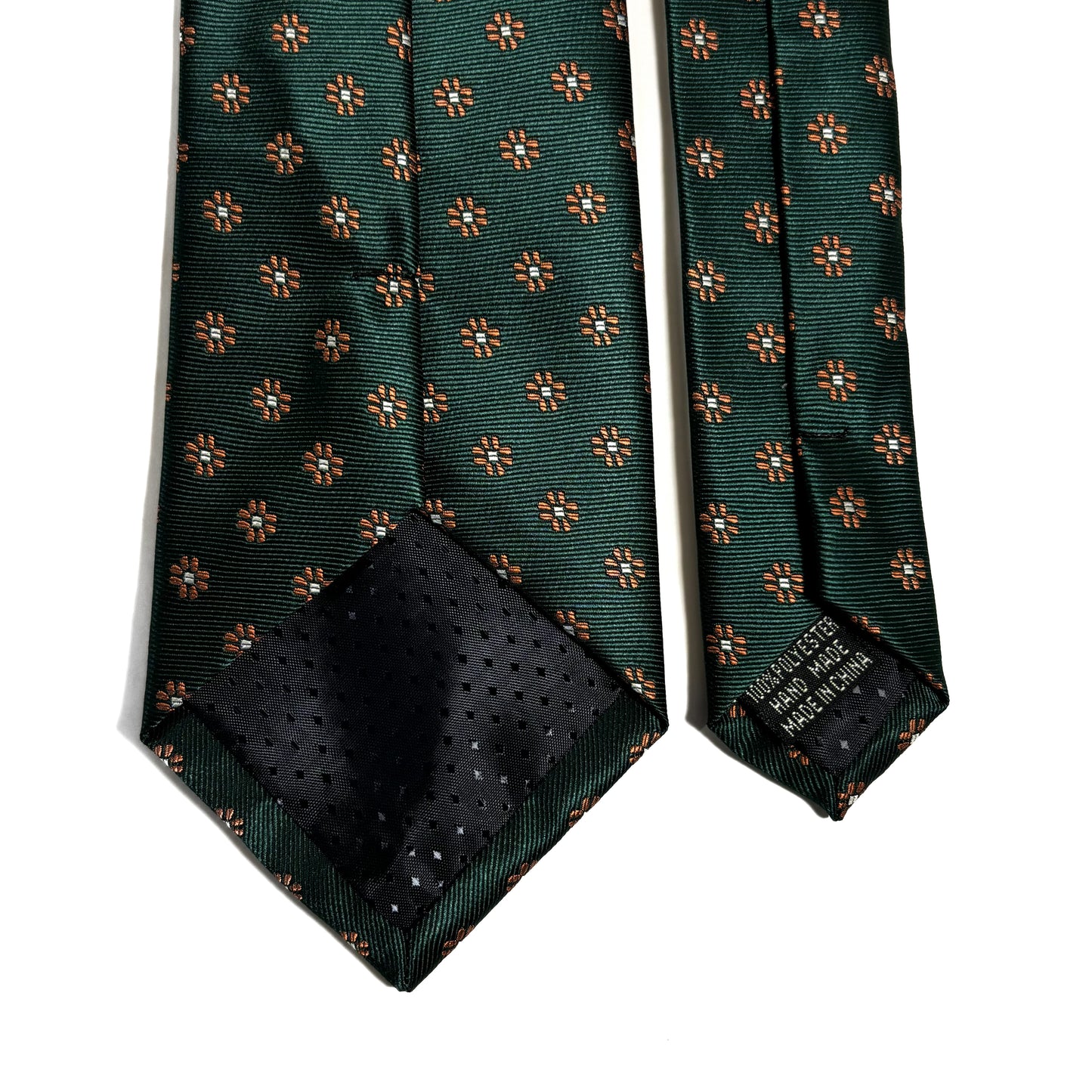 Forest Green Floral Jacquard Tie