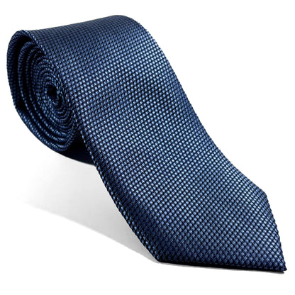 Light Blue Silk Grenadine Tie - Handmade