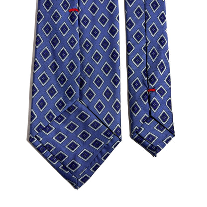 Lilac Purple Diamond Printed Tie