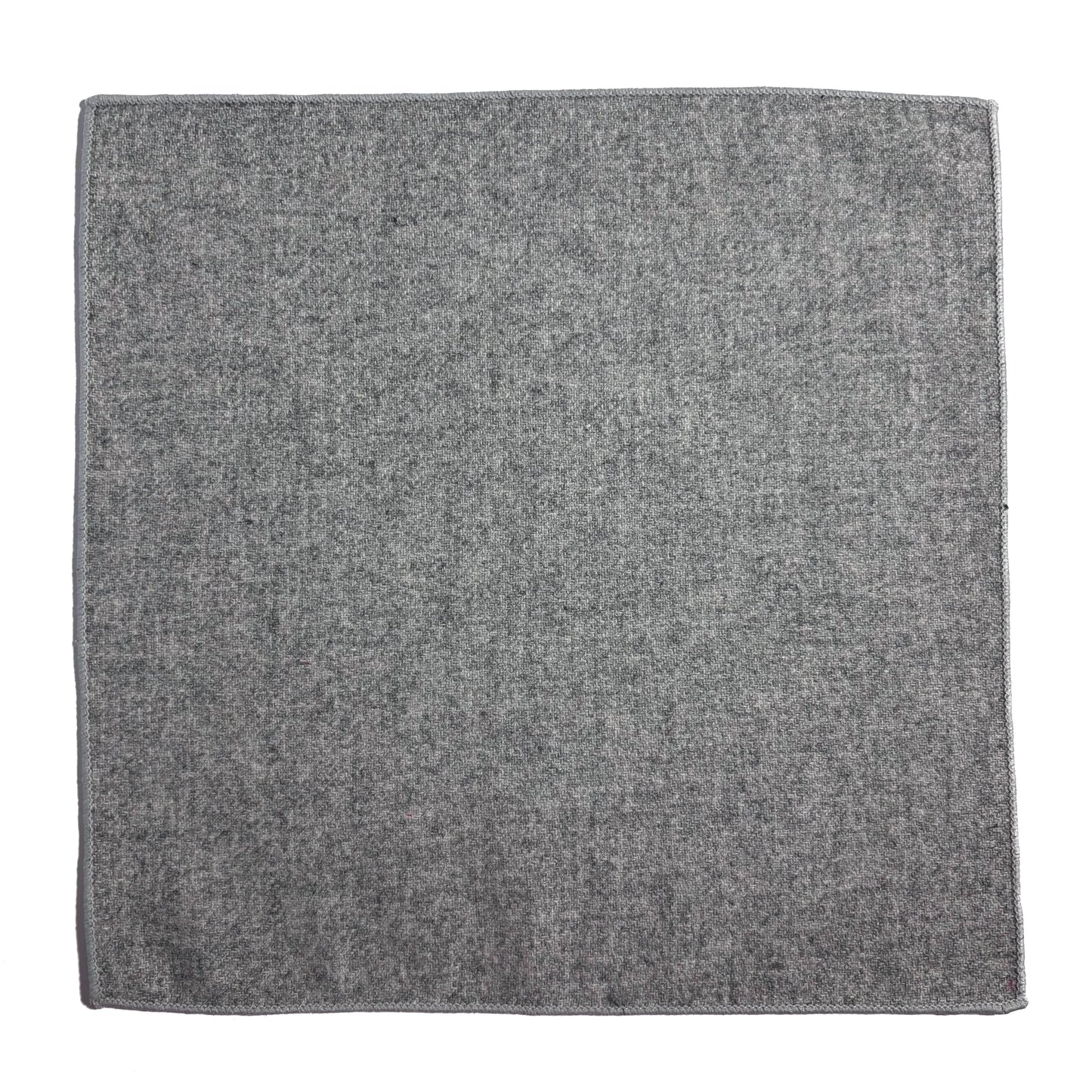 Light Gray Wool Pocket Square