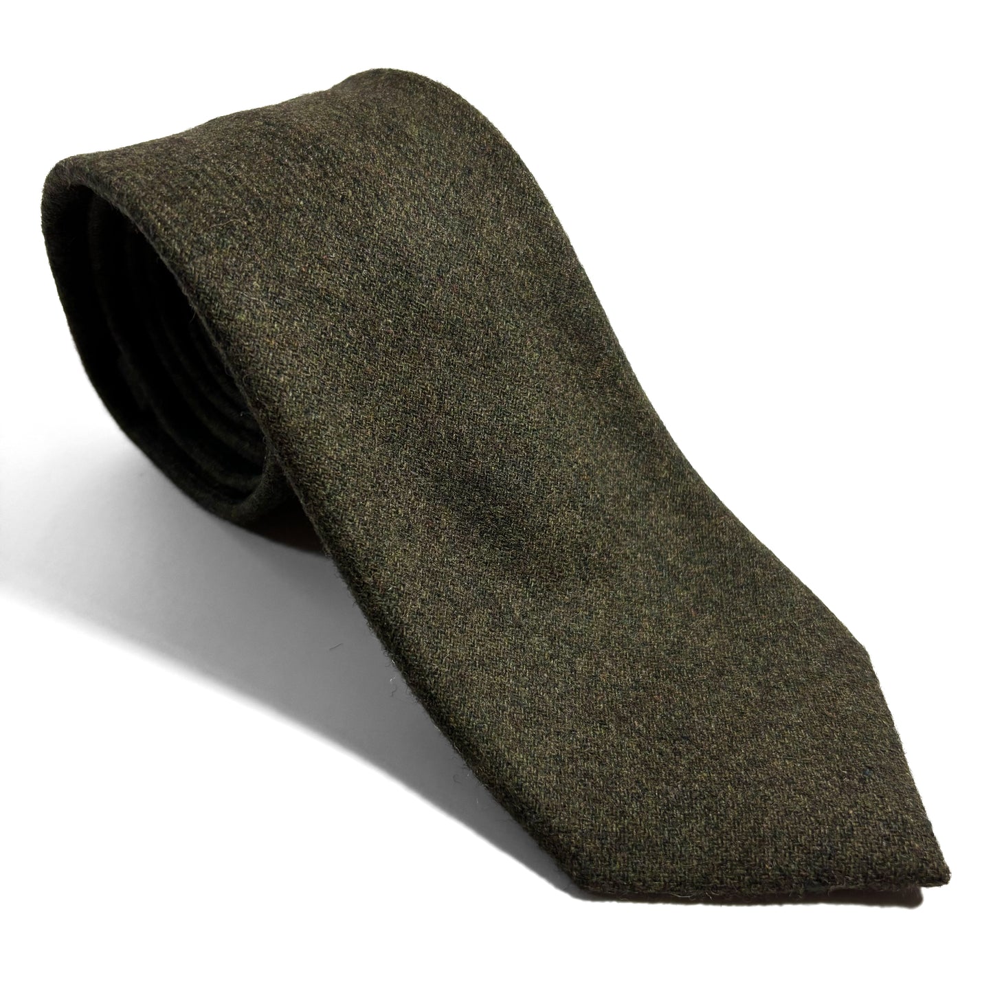 Moss Green Wool Tie