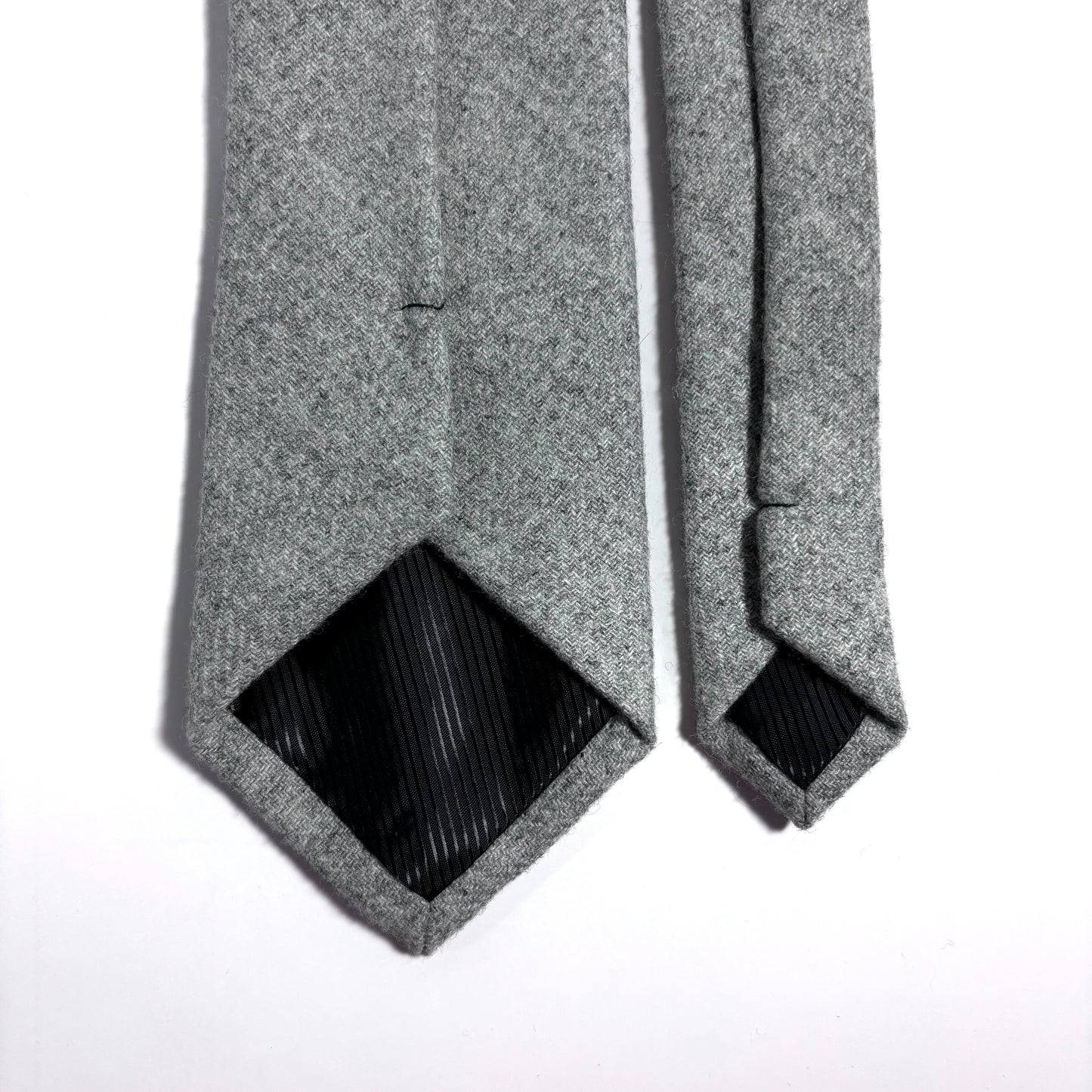 Light Gray Wool Tie