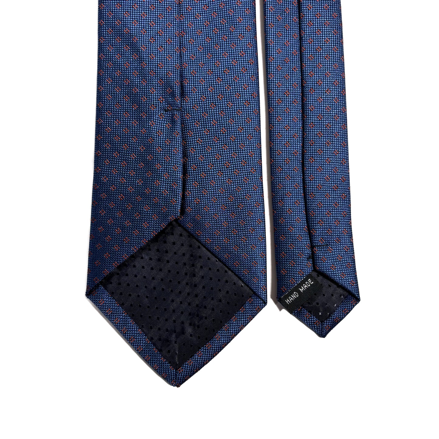 Heather Blue Micro-Geometric Jacquard Tie
