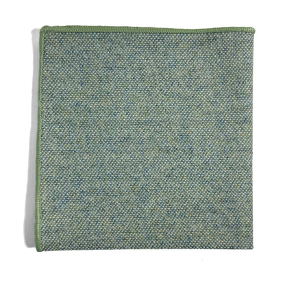 Sage Green Wool Pocket Square