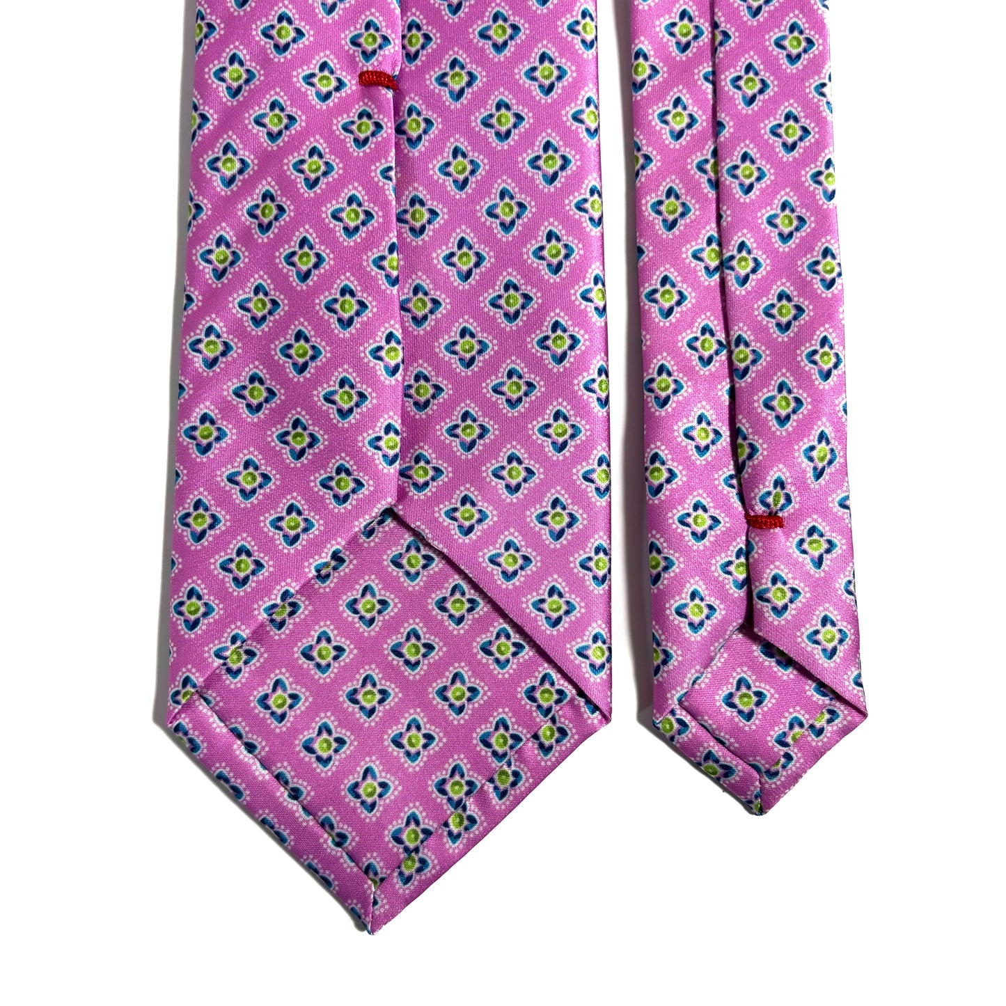 Pink Geometric Printed Tie